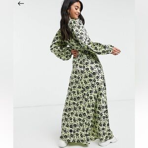 Floral Long Sleeve Maxi Dress